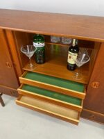 Danish Mid Century Teak Highboard - Image 9