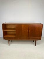 Danish Mid Century Teak Highboard - Image 6