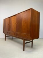 Danish Mid Century Teak Highboard - Image 12
